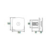 Extrator X-MART MATIC 10, saída 100mm, 98 m3/h, CATA 01015000