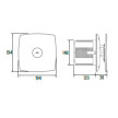 Extrator X-MART MATIC 15, saída 150mm, 320 m3/h, CATA 01035000