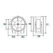 Extrator MT-150, 320 m3/h, CATA 00730000