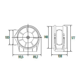 Extrator MT-150, 320 m3/h, CATA 00730000