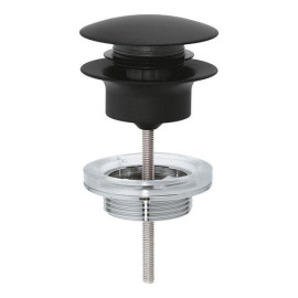 Válvula Clic Clac, preto mate, Grohe 29510KF0