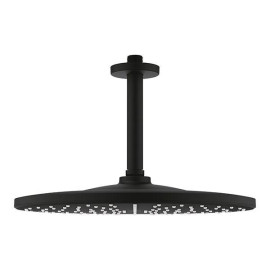Chuveiro Rainshower 310 mm com haste de teto 142 mm, preto mate, Grohe 22122KF0