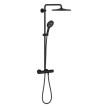 Sistema de duche com misturadora termostática e chuveiro de 310 mm Rainshower SmartActive, preto mate, Grohe 22119KF0