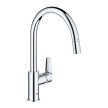 Torneira monocomando de cozinha bica alta com chuveiro Bauedge, Grohe 30536000