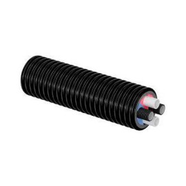 Ecoflex Thermo Twin HP 2xPex-a 32x2,9+2xcorrugado 32 mm para cabos, d exterior 140 mm, Uponor 1093894