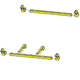 WMT 1 Estrutura de alumínio de suporte 1º coletor vertical FCC-2S para telhado inclinado, Vulcano 7709600087 (7747025399 + 770