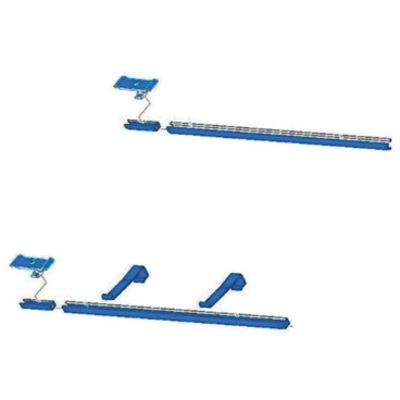 WMT 2 Estrutura de alumínio de suporte coletor vertical FCC-2S adicional para telhado inclinado, Vulcano 7709600088 (7747025402