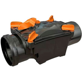 Válvula de retenção para esgoto Ottima 110 mm com fecho de segurança, Redi 11R1148