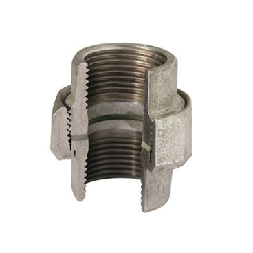 Junção sede direita fêmea-fêmea 1/2'' galvanizado