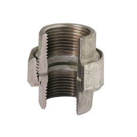 Junção sede direita fêmea-fêmea 3/4'' galvanizado