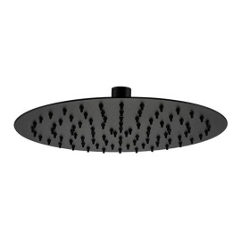 Pinha inox extra fina redonda 250 mm preto mate
