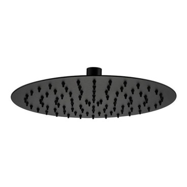 Pinha inox extra fina redonda 250 mm preto mate