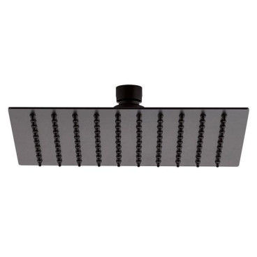 Pinha inox extra fina quadrada 250 mm preto mate