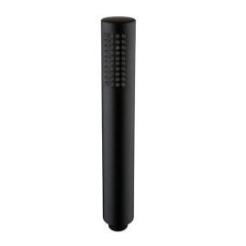 Chuveiro de mão minimalista redondo preto mate
