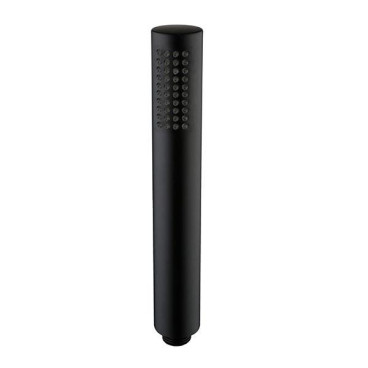 Chuveiro de mão minimalista redondo preto mate