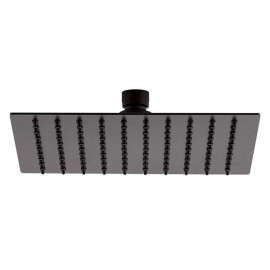 Pinha inox extra fina quadrada 300 mm preto mate