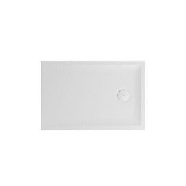 Base duche VITA 1200x800x40, Retangular, pousar, texturada stone, branco mate, Sanitana S20207900006400