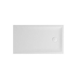 Base duche VITA 1400x800x40, Retangular, pousar, texturada stone, branco mate, Sanitana S20207700006400