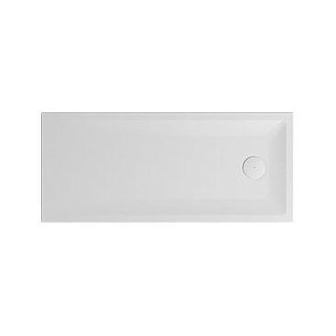 Base duche VITA 1600x700x50, Retangular, pousar, texturada stone, branco mate, Sanitana S20210800006400