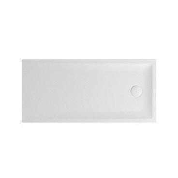 Base duche VITA 1700x800x50, Retangular, pousar, texturada stone, branco mate, Sanitana S20207400006400