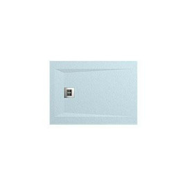 Base duche ROCKS 1100x800 Retangular, pousar em Stonex, antiderrapante, branco, Sanitana SP30144C320100000