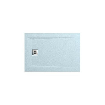 Base duche ROCKS 1300x900 Retangular, pousar em Stonex, antiderrapante, branco, Sanitana SP301514384100000