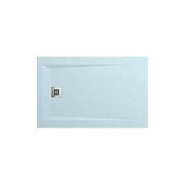Base duche ROCKS 1400x900 Retangular, pousar em Stonex, antiderrapante, branco, Sanitana SP301578384100000