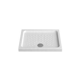 Base duche CALISSON 900x720x80, Retangular, de pousar, cerâmica, antiderrapante, branco, Sanitana S10210800000000