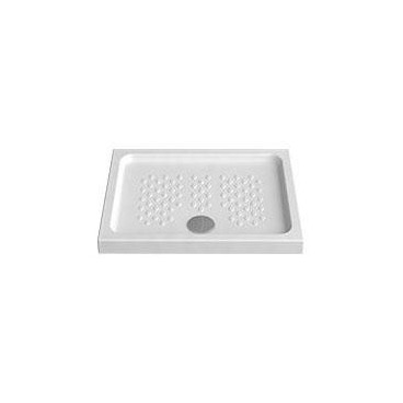 Base duche CALISSON 900x720x80, Retangular, de pousar, cerâmica, antiderrapante, branco, Sanitana S10210800000000