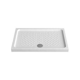 Base duche CALISSON 1200x800x80, Retangular, de pousar, cerâmica, antiderrapante, branco, Sanitana S10210400000000