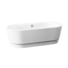 Banheira simples QUEEN 1800X800, oval, freestanding, em aço esmaltado, branco, Sanitana S30002212100000