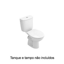 Sanita compacta CENT com descarga horizontal, branco, Sanitana S10206423400000