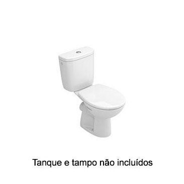 Sanita compacta CENT com descarga horizontal, branco, Sanitana S10206423400000