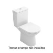 Sanita compacta LOFT com descarga vertical, branco, Sanitana S10205581900001