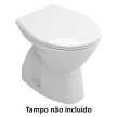 Sanita simples CENT, descarga vertical, branco, Sanitana S10213600000000