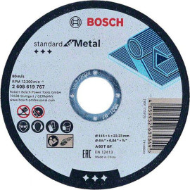 Disco para metal 115 x 1 mm CUR 2.608.619.767 Bosch