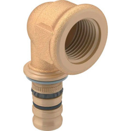 Joelho fêmea 16 mm x 1/2'' latão Mepla, Geberit 611.256.00.5