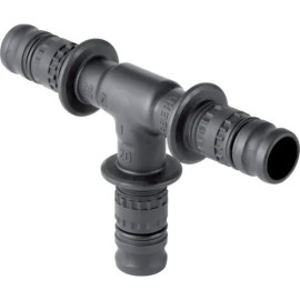 Tê simples 32 mm PVDF Mepla, Geberit 624.310.00.5