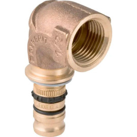 Joelho fêmea 50 mm x 1''1/2 bronze Mepla, Geberit 606.256.00.5