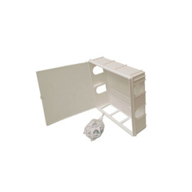 Caixa para colector pequena 500 com 32 x 30 x 8 cm