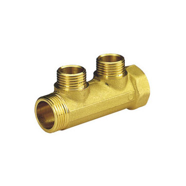 Colector 1'' Macho Fêmea 2 Saídas 1/2''