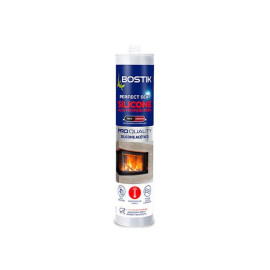 Silicone alta temperatura preto 210ºC, 310 ml, Bostik