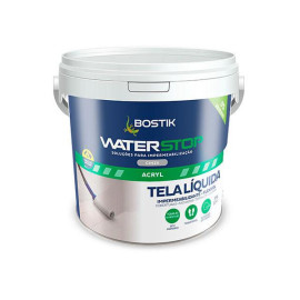 Tela líquida impermeabilizante Waterstop de base acrílica cinza 5 kg, Bostik