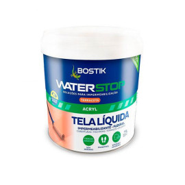 Tela líquida impermeabilizante Waterstop de base acrílica terracota 1 kg, Bostik