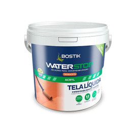 Tela líquida impermeabilizante Waterstop de base acrílica terracota 5 kg, Bostik