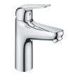 Torneira monocomando de lavatório com válvula de descarga click clack, sistema Cold Start, Tamanho M, Euroeco, cromado, Grohe 