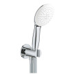 Chuveiro de mão 2 jatos (Rain, Jet) 9 l/min e curva de saída com suporte, Tempesta 110, cromado, Grohe 26406003