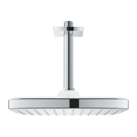 Chuveiro de teto 250 mm com haste de 142 mm, Tempesta Cube, cromado, Grohe 26688000