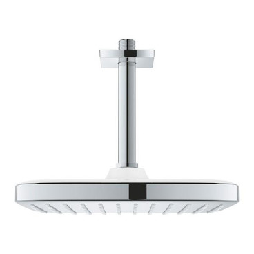 Chuveiro de teto 250 mm com haste de 142 mm, Tempesta Cube, cromado, Grohe 26688000