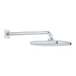 Chuveiro de parede 250 mm com haste de 380 mm Tempesta Cube, cromado, Grohe 26682000